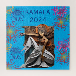 Kamala 2024 for President Thunder_Cove Jigsaw Puzzle