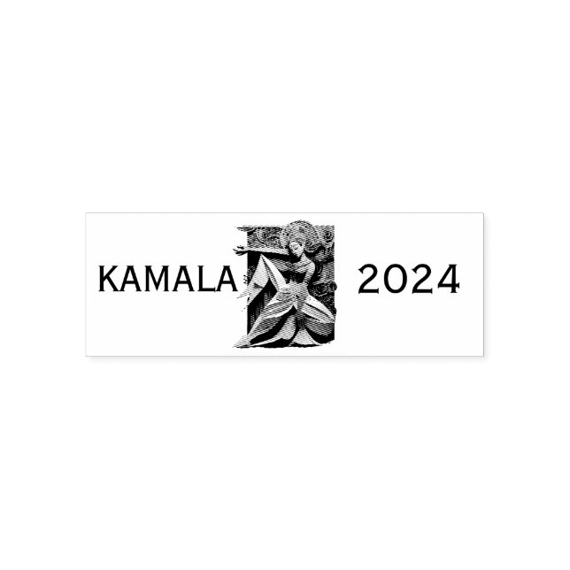Kamala 2024 for President Thunder_Cove  Self-inking Stamp (Design)