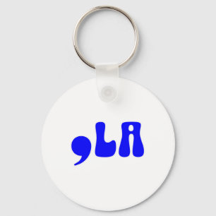 Kamala 2024 Funny Comma La Harris 2024 Key Ring