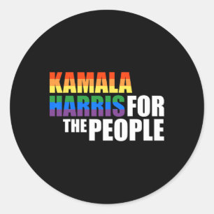 Kamala 2024 Kamala Harris Lgbtq Lesbian Classic Round Sticker