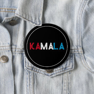 KAMALA 2024 RWB Campaign 10 Cm Round Badge