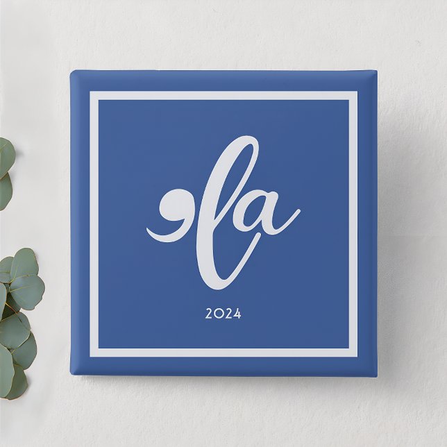 Kamala 2024 Say Her Name  15 Cm Square Badge (Creator Uploaded)