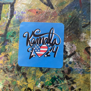Kamala 2024 square sticker