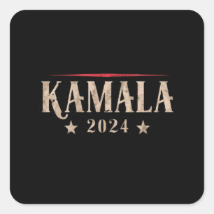 Kamala 2024 square sticker
