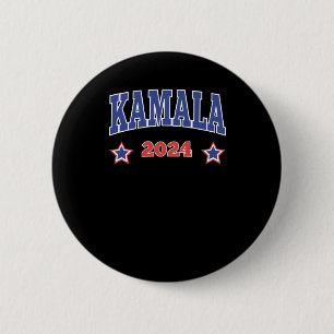 Kamala 2024 Sticker 6 Cm Round Badge