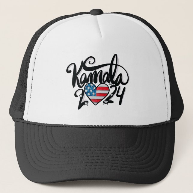 Kamala 2024                                        trucker hat (Front)