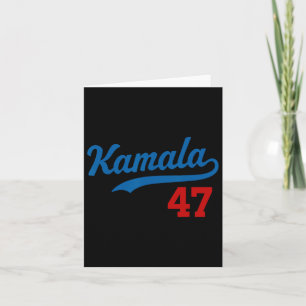 Kamala 47 Baseball Style Kamala Harris 2024 Presid Card