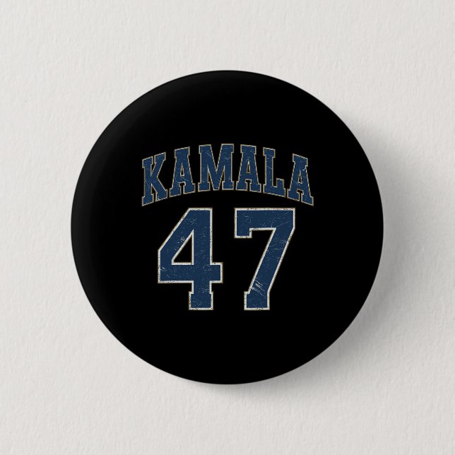 Kamala 47 Comma President Kamala Harris Wheimer 20 6 Cm Round Badge (Front)
