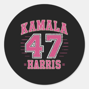 Kamala 47 President Kamala Harris Wheimer 2024 Classic Round Sticker