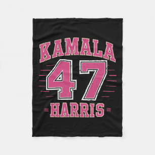 Kamala 47 President Kamala Harris Wheimer 2024 Fleece Blanket