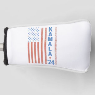 Kamala American Flag President Election Golf Head Cover