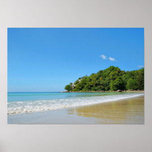 Kamala bay in Thailand island Phuket in sunny day Poster