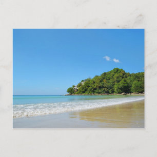 Kamala bay in Thailand island Phuket Postcard