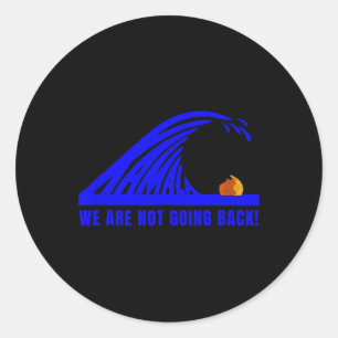 Kamala Blue Wave 2024 Harris Wheimer Presidential  Classic Round Sticker