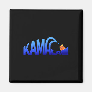Kamala Blue Wave Over Trump Harris For President 1 Magnet