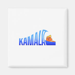 Kamala Blue Wave Over Trump Harris For President Magnet