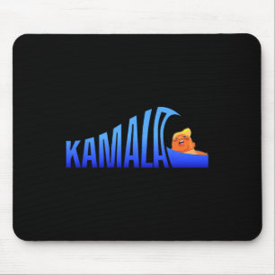 Kamala Blue Wave Over Trump Harris For President Mouse Pad