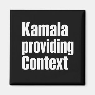 Kamala Brat Lime Green Providing Context Magnet