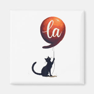 Kamala Cat Comma La Cat Tee Childless Cat Lady Kam Magnet
