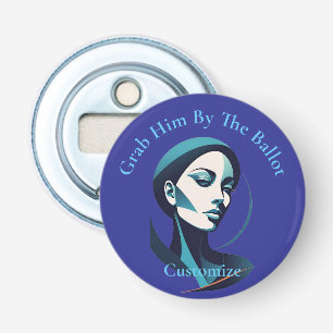 Kamala Cat Lady 2024 Ballot Thunder_Cove Bottle Opener