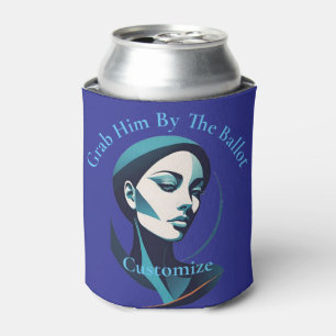 Kamala Cat Lady 2024 Ballot Thunder_Cove Can Cooler