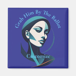 Kamala Cat Lady 2024 Ballot Thunder_Cove Magnet