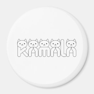 Kamala Cat Letter President 2024 Magnet