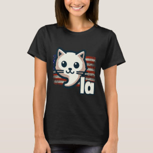 Kamala Cat Usa Flag Political Cat Premium T-Shirt