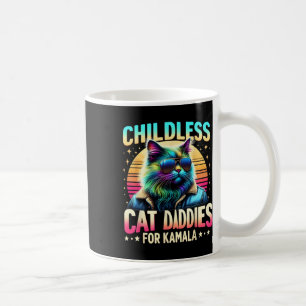 Kamala Childless Cat Daddies For Kamala Black Cat Coffee Mug