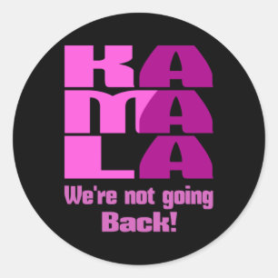 Kamala classic round sticker