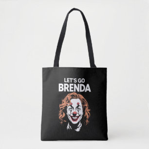 Kamala Clown Let's Go Brenda Tote Bag