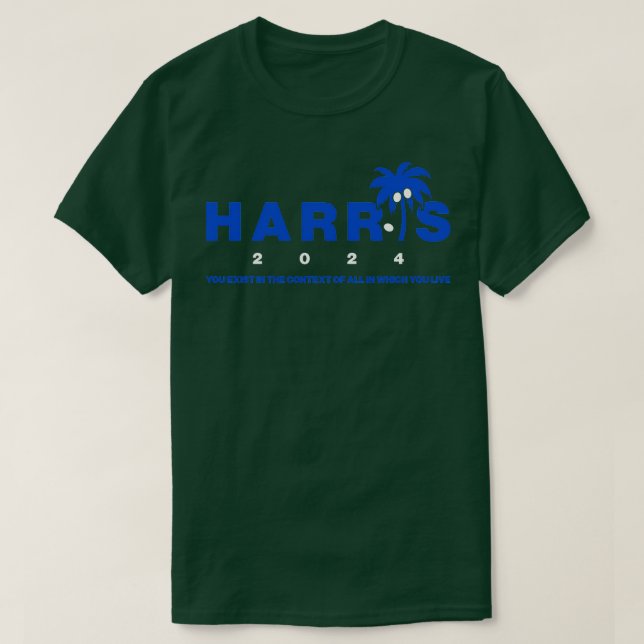 Kamala  Coconut Tree Meme 2024 T-Shirt (Design Front)