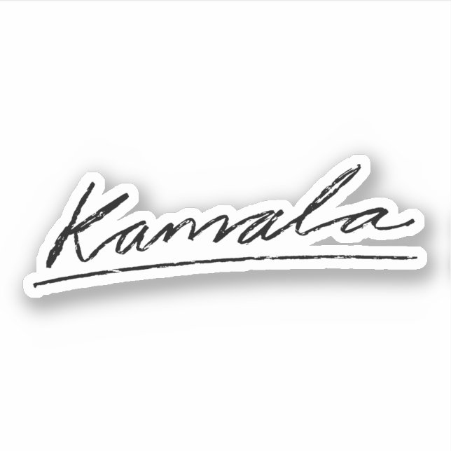 Kamala Cursive Signature  (Front)