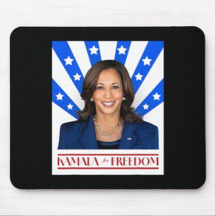 Kamala For Freedom 2024 Madam Vice President Mouse Pad