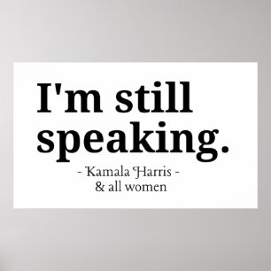 Kamala for President 2024, women's rights  Poster
