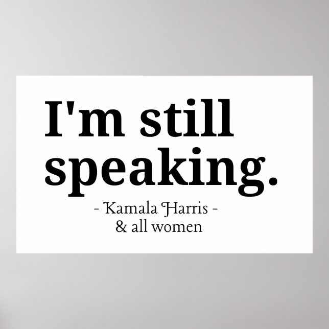 Kamala for President 2024, women's rights  Poster (Front)
