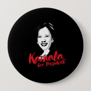 Kamala for President - Calligraphy - 10 Cm Round Badge