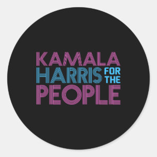 Kamala For The People's Vice President Harris Classic Round Sticker