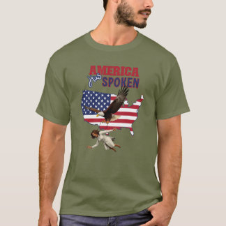 Kamala Funny America Has Spoken Eagle USA T-Shirt