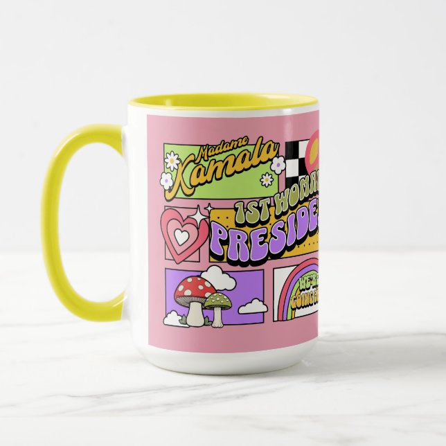 Kamala Harris 1st Woman President Inauguration Mug (Left)