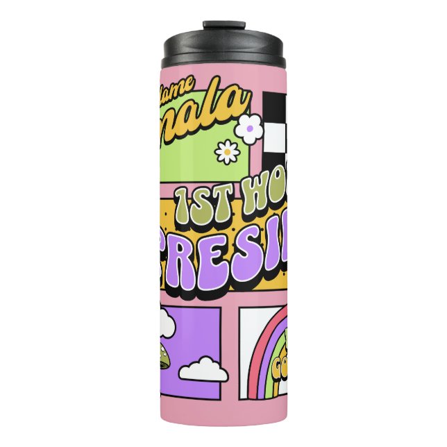 Kamala Harris 1st Woman President Inauguration Thermal Tumbler (Front)