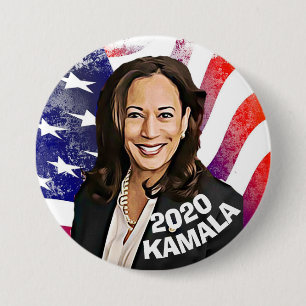 Kamala Harris 2020 Presidential Election Candidate 7.5 Cm Round Badge