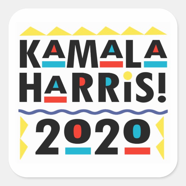 Kamala Harris 2020 Square Sticker (Front)