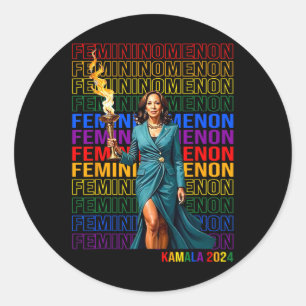 Kamala Harris 2024 1  Classic Round Sticker