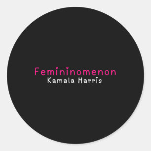 Kamala Harris 2024 24 Madam President Classic Round Sticker