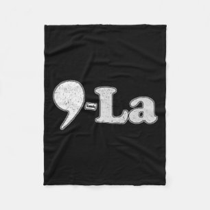 Kamala Harris 2024 47 Comma + La For President Pre Fleece Blanket