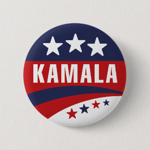 Kamala Harris 2024 6 Cm Round Badge