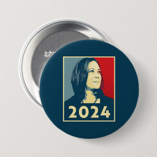 Kamala Harris 2024 7.5 Cm Round Badge