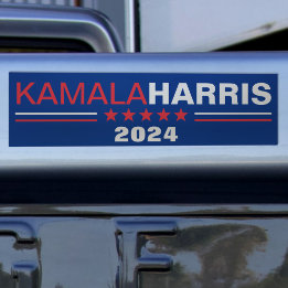 Kamala Harris 2024 Campaign Blue Bumper Sticker