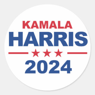 Kamala Harris 2024 Classic Round Sticker